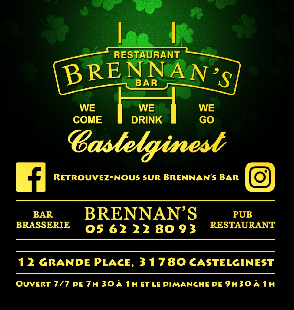Affiche Brennan's Bar Castelginest